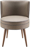 Gabby GBY-001 30"H x 20"W x 24"D, 30"H x 20"W x 24"D Dining Chair GBY001-SET  Upholstery: Brown; Base: Tan Surya