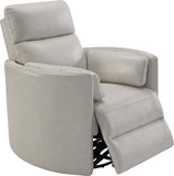 Parker House Parker Living Radius - Florence Ivory - Powered By Freemotion Cordless Power Swivel Glider Recliner Florence Ivory Top Grain Leather with Match (X) MRAD#812GSP-P25-FIV