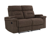 Parker House Parker Living Diesel Manual - Cobra Brown Reclining Loveseat Cobra Brown 100% Polyester (S) MDIE#822-CBR