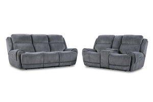 Parker Living Spencer - Tide Graphite Power Reclining Sofa Loveseat and Recliner Tide Graphite MSPE-321PH-TGR Parker House