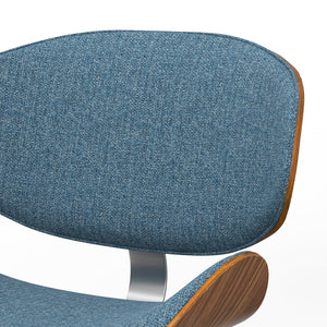 English Elm Marana Dining Chair In Denim Blue - Mid-Century Modern Style With Comfort And Versatile Design B136P158914