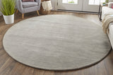 Feizy Rugs Luna Hand Woven Wool Area Rug - Stylish, Stain-resistant, Perfect For High Traffic Spaces & Decor Gray,Ivory Wool 5798049flgy000n95