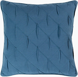 Surya Gretchen 18” X 18” Elegant Cotton Accent Pillow - Timeless Style For Any Living Space Décor Deep Teal Cotton,Cotton Gch002-2020d