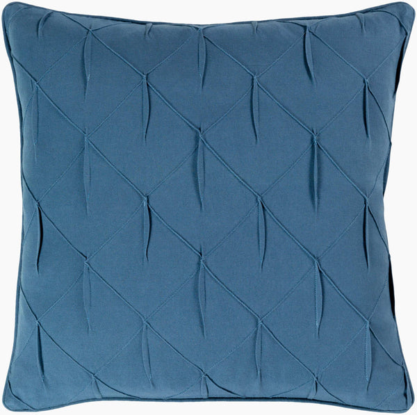 Surya Gretchen 18” X 18” Elegant Cotton Accent Pillow - Timeless Style For Any Living Space Décor Deep Teal Cotton,Cotton Gch002-2020d