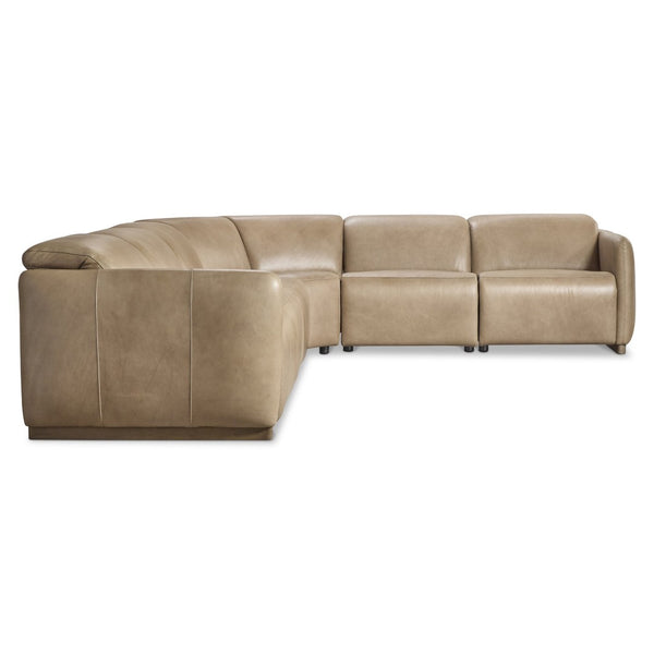 Bernhardt Bernhardt Alta Modular Leather Power Reclining Sectional for Modern Living Rooms K2300