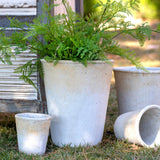 Distressed Concrete Tall Planter, Large ECL20516 Park Hill