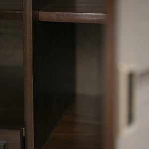 English Elm Burlington Tall Tv Media Stand In Rich Mahogany Brown - Classic Design With Ample Storage & Style B136P159511