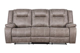 Parker House Parker Living Blake - Desert Taupe Manual Reclining Sofa Loveseat and Recliner Desert Taupe 100% Polyester (W) MBLA-321-DTAU