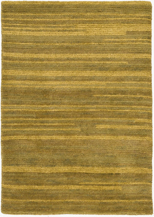Surya Gradience Handmade 2' X 3' Wool Rug - Exquisite Indian Design For Luxurious Comfort & Style Olive Wool Gdc7001-23