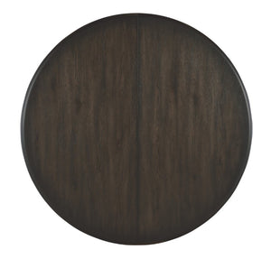 Hooker Furniture Retreat Pole Rattan Dining Table With 20" Extendable Leaf, Dune Oak Veneer, Coastal Style Appeal Dark Wood 6950-75201-99