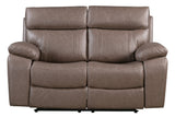 Parker House Theon - Stokes Toffee Manual Reclining Sofa And Loveseat Brown 97% Polyester,3% Pu Mthe-42-stof