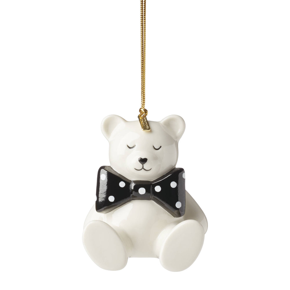 Lenox Kate Spade Be Jolly Baby's 1st Noel Christmas Ornament White, WHITE PORCELAIN 897064