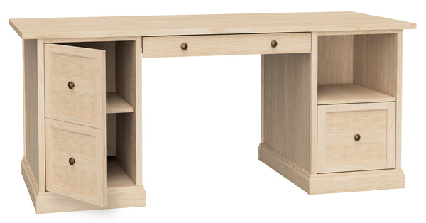 Hekman Custom Office Pedestal Desk EP70P Hekman Furniture