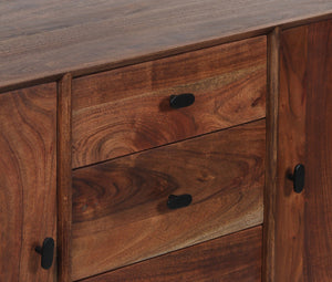 Porter Designs Porter Portola Solid Acacia Wood Coffee Table - Elegant Mid-century Design With Asian Influence Brown Wood 07-108-06-0022