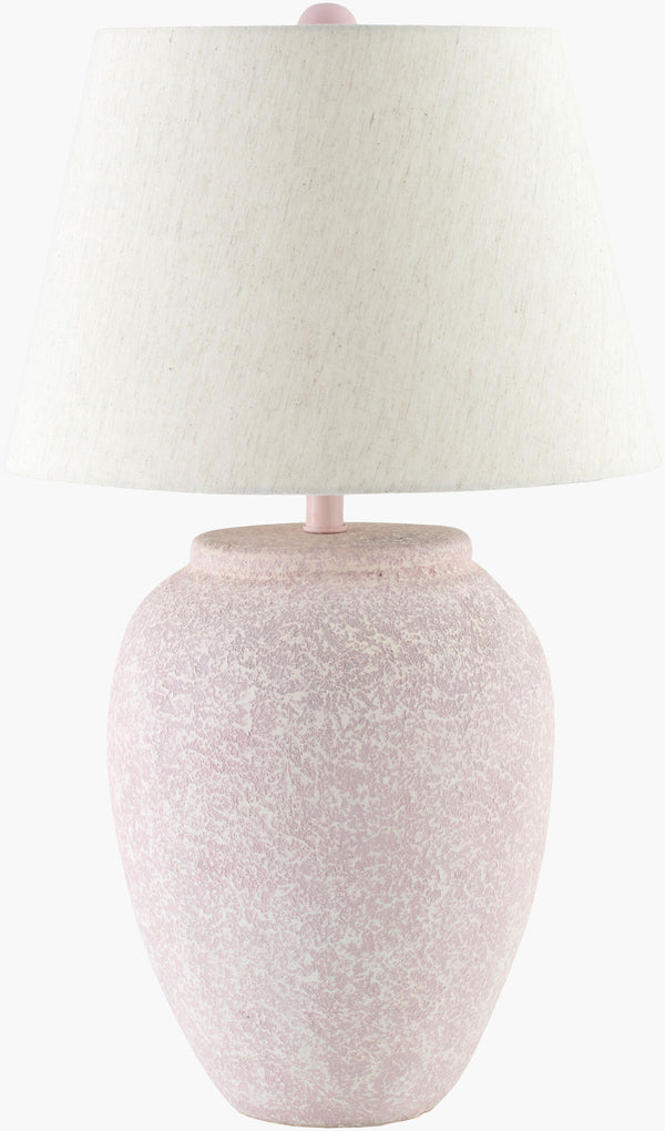 Surya Galdar 30" Industrial Charm Accent Table Lamp With Rustic Cotton Shade & Mango Wood Finial Decor Body, White,Shade (Outside), Beige,Shade (Inside), White,Finial, White,Harp, Metallic ,Nickel,Cord, Brown Paper,Cotton,Cotton,Cotton,Metal,Mango Wood Gdr-001