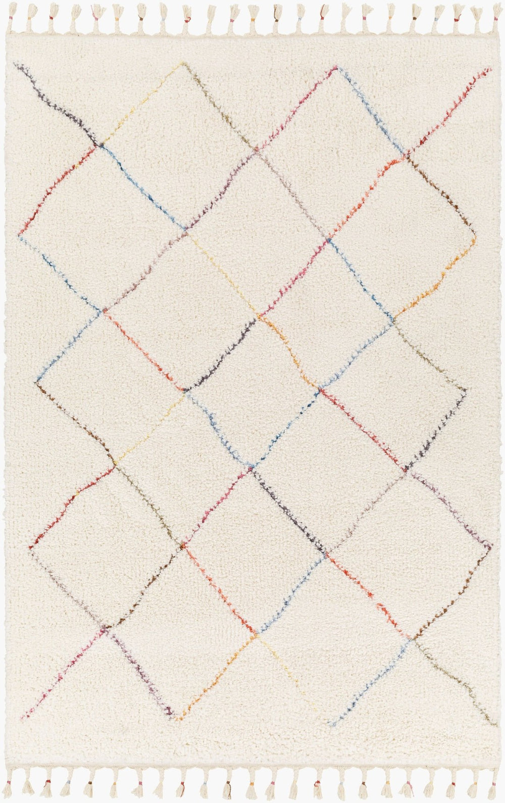 Livabliss Guarderia Moroccan Geometric Area Rug Plush Polypropylene Weave for Living Rooms GDR2302-679