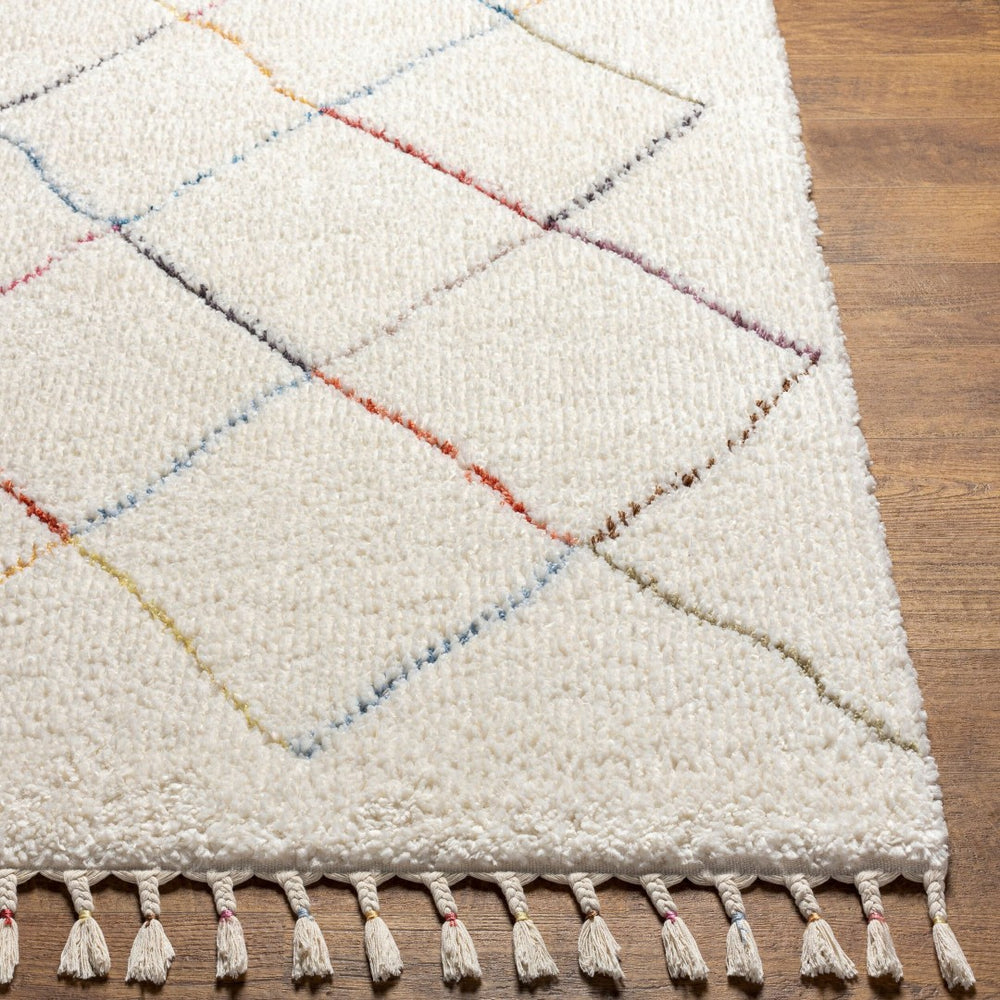 Livabliss Guarderia Moroccan Geometric Area Rug Plush Polypropylene Weave for Living Rooms GDR2302-679