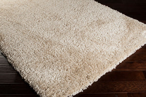 Surya Goddess 2'6" X 8' Handmade Area Rug - Soft, Plush, And Elegant Design For Modern Home Comfort Beige Polyester Gds7503-23