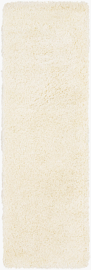 Surya Goddess 2'6" X 8' Handmade Area Rug - Soft, Plush, And Elegant Design For Modern Home Comfort Off,White Polyester Gds7505-268