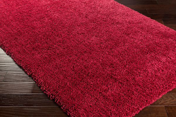 Surya Goddess 2'6" X 8' Handmade Area Rug - Soft, Plush, And Elegant Design For Modern Home Comfort Red Polyester Gds7509-576