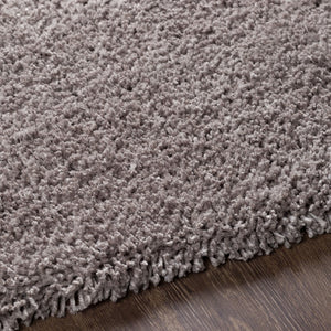 Surya Goddess 2'6" X 8' Handmade Area Rug - Soft, Plush, And Elegant Design For Modern Home Comfort Gray Polyester Gds7510-23