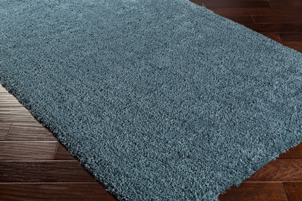 Surya Goddess 2'6" X 8' Handmade Area Rug - Soft, Plush, And Elegant Design For Modern Home Comfort Deep Teal Polyester Gds7511-8106