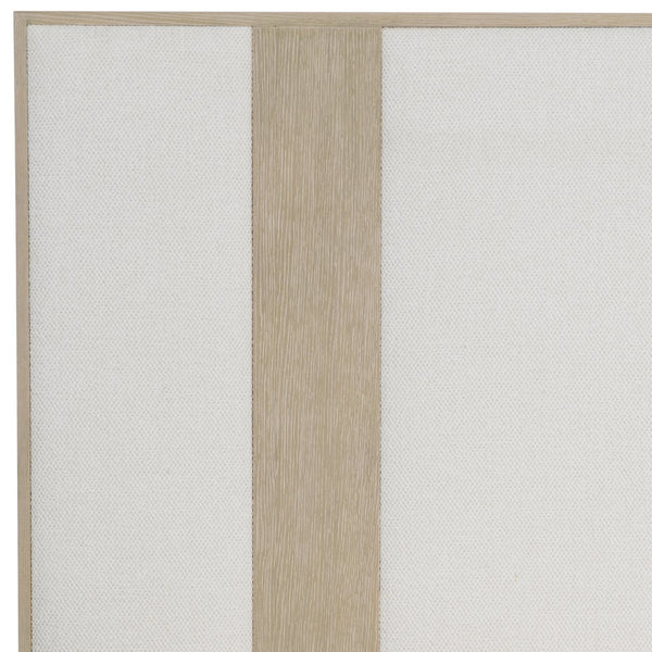 Bernhardt Bernhardt Solaria California King Panel Bed In Dune Finish — Rustic Modern Ash & Upholstered Inset Panels K1745