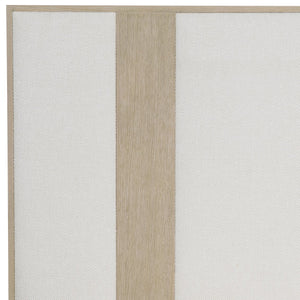 Bernhardt Bernhardt Solaria King Panel Bed In Dune Finish With Upholstered Insets, Rustic-Modern Minimalist Centerpiece K1746