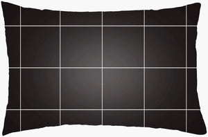 Livabliss Gridwork Woven Polyester Lumbar Pillow Structured Texture for Sofas and Accent Chairs GDW006-1422