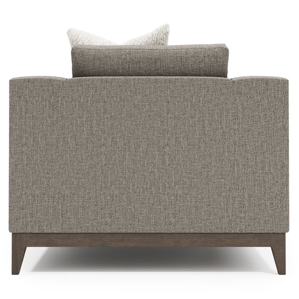 Bernhardt Bernhardt Noel Fabric Chair — Made-To-Order Plush Upholstery, Oversized Track Arms, Tapered Wood Legs, 50% Deposit P7322B