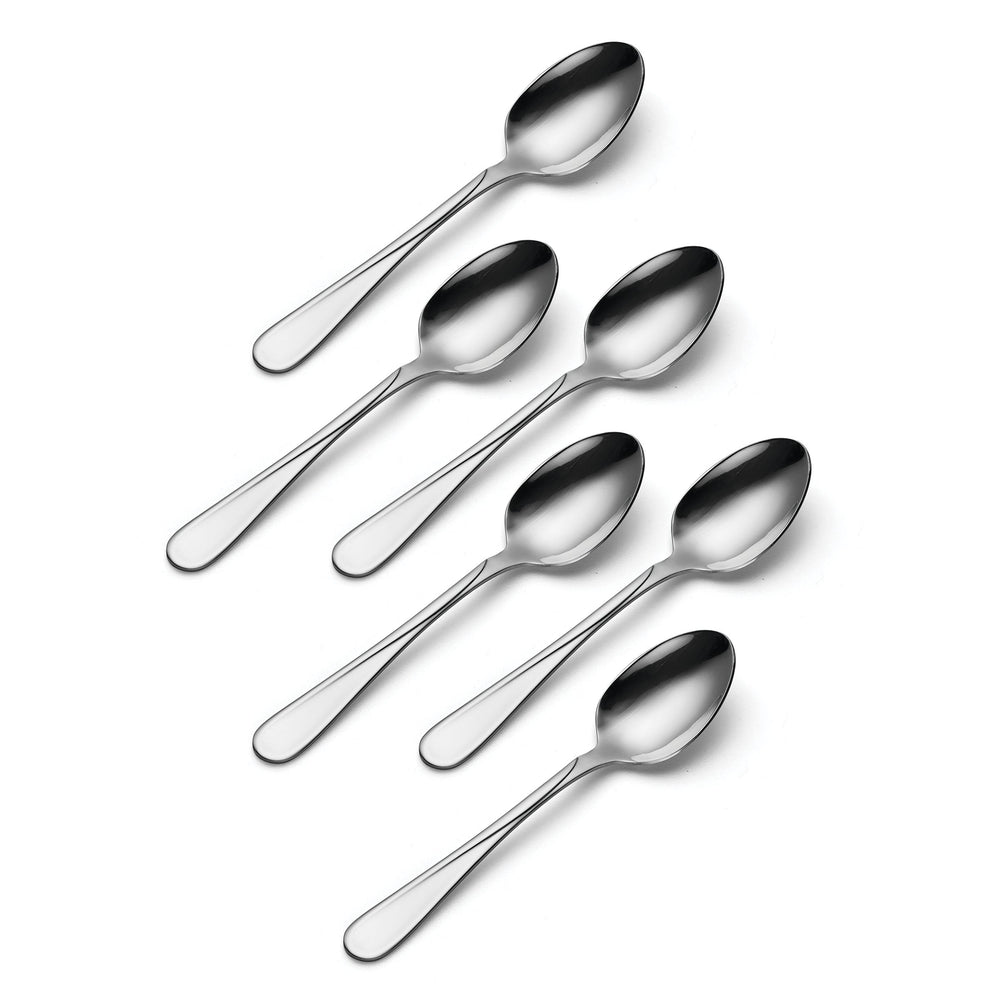 Lenox Oneida Flight Everyday Flatware Teaspoons, Set of 6 Metallic, STAINLESS METAL 2865006A