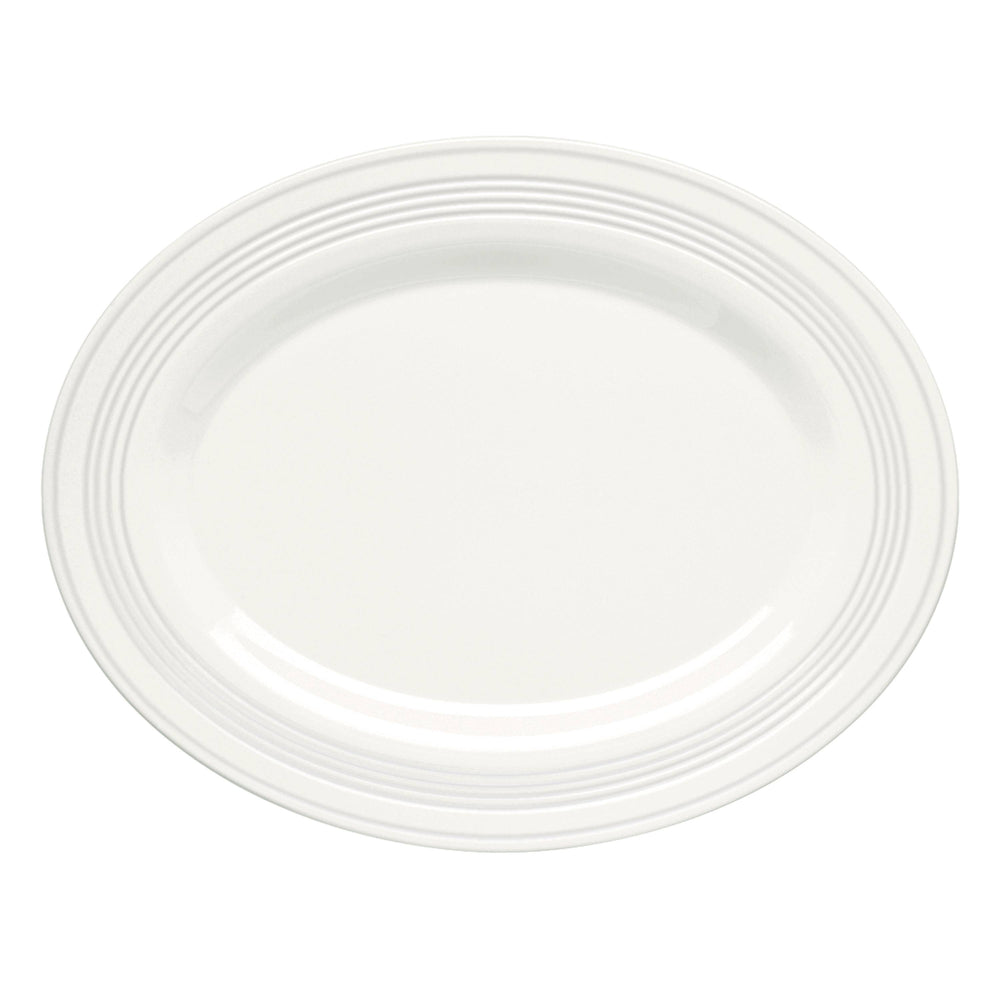Lenox Tin Can Alley Oval Serving Platter White, WHITE BONE CHINA 806708