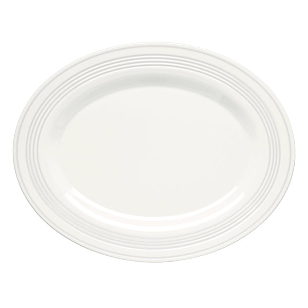 Lenox Tin Can Alley Oval Serving Platter White, WHITE BONE CHINA 806708