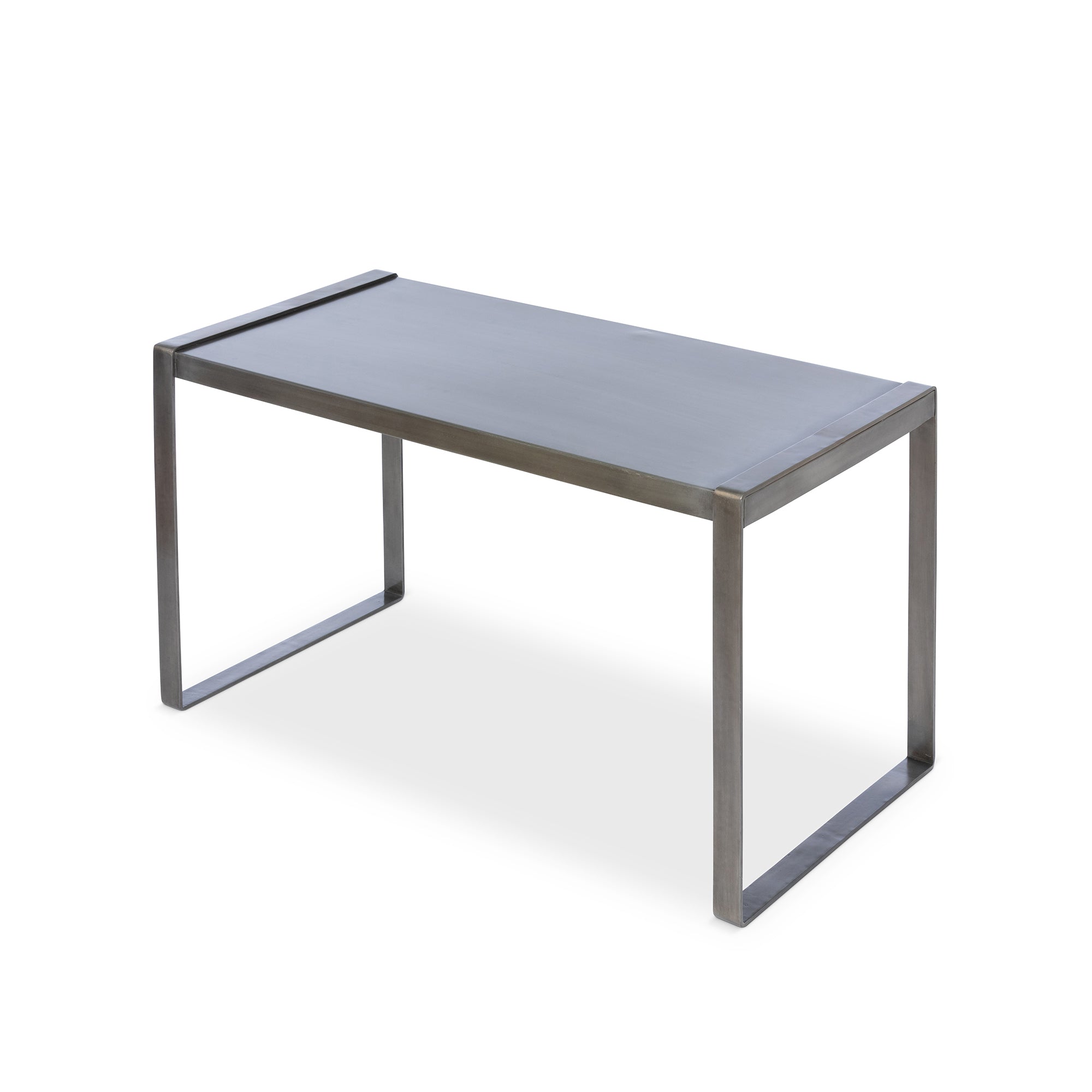 Osborne Iron Desk in Brushed Gunmetal Finish - Stylish, Durable, and E