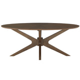 Homelegance By Top-Line Hutchinson Mid-Century Walnut Finish Tables Walnut MDF