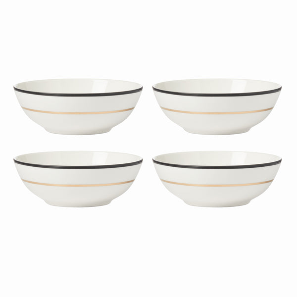 Lenox Kate Spade Make It Pop All-Purpose Bowls, Set of 4 White, WHITE PORCELAIN 894604