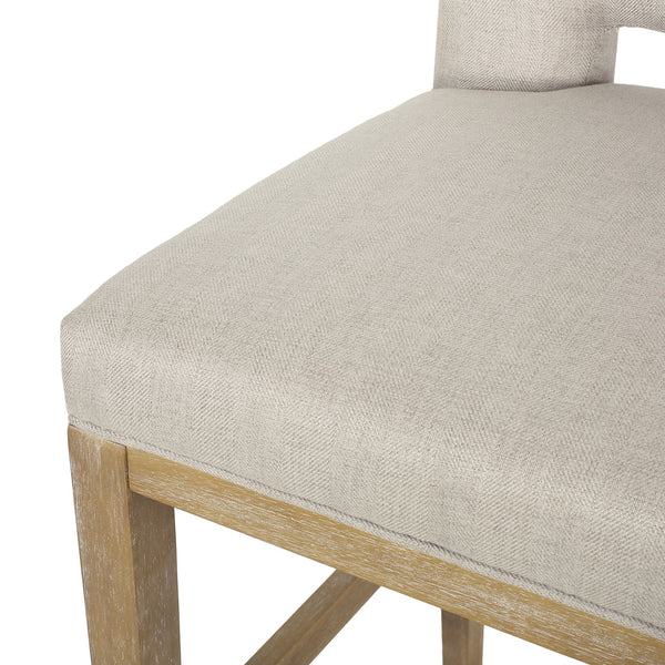 English Elm Christopher Knight Home® - 27 Inch Counter Stools Set of 2 Wheat Fabric, Ergonomic L-Back Support, Modern Breathable Upholstery, Easy Assembly 72489.00WHEAT