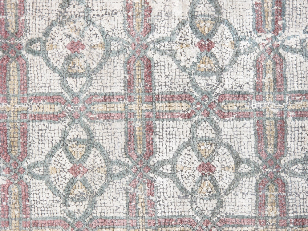 Pasargad Modern Hand-knotted Silk And Wool Area Rug - Elevate Your Home With Timeless Elegance   Gem-5 8x10