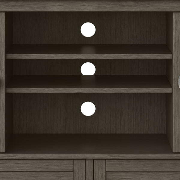 English Elm Warm Shaker Tv Media Stand - Handcrafted Farmhouse Grey Design With Ample Storage & Style B136P159671-GIGA