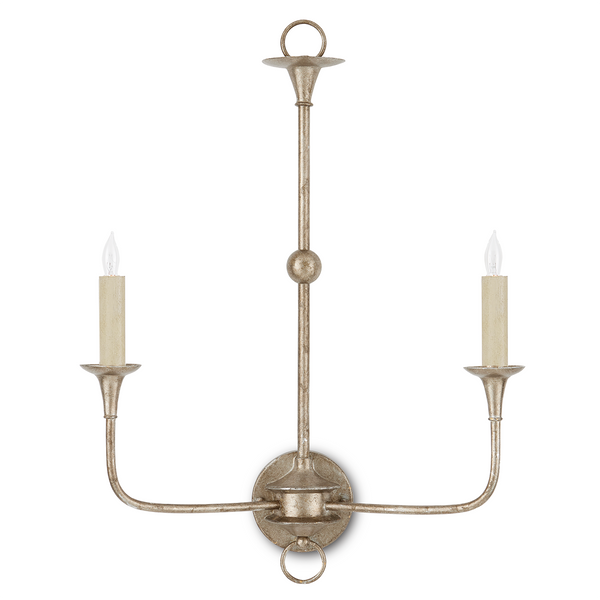 Nottaway Bronze Double-Light Wall Sconce - Elegant Minimalist Design for Traditional & Transitional Spaces