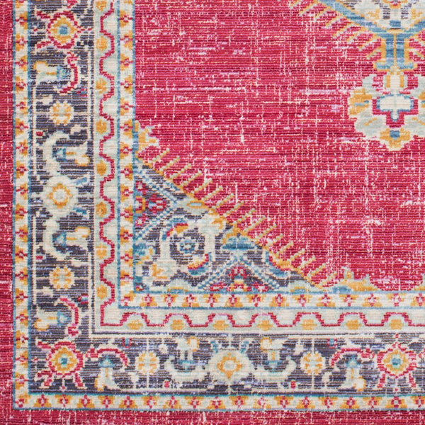 Livabliss Germili Traditional Motif Polyester Area Rug Low Pile Living Room Accent Turkey GER2312-9131