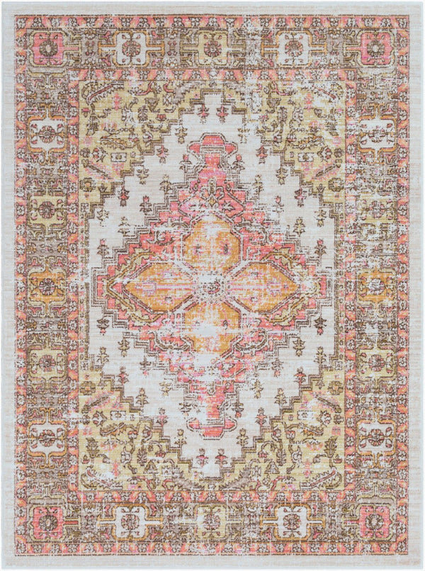 Livabliss Germili Geometric Low Pile Polyester Accent Rug Turkish Woven for Entryway or Bedroom GER2323-23