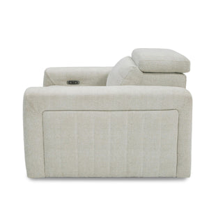 VIG Furniture Divani Casa Gering - Modern Beige Fabric Power Recliner Chair VGMB-R191-P2-RCLN-BGE