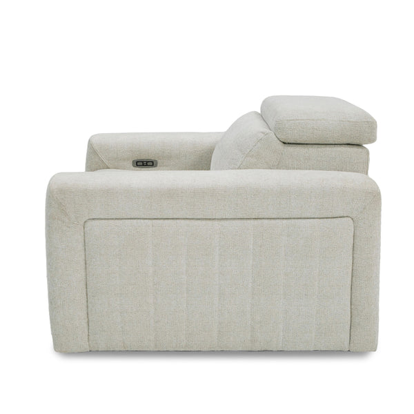 VIG Furniture Divani Casa Gering - Modern Beige Fabric Power Recliner Chair VGMB-R191-P2-RCLN-BGE