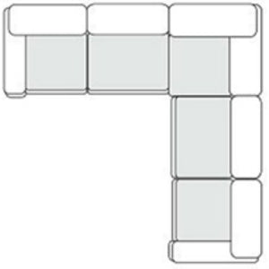 VIG Furniture Garman Modular Light Grey 5-Piece Sectional Sofa — Modern Convertible Design, Durable Comfort, Customizable Layouts VGKKKF2651-MOD-GRY-SECT-5-Piece Sectional