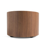 VIG Furniture Modrest Geneva - Modern Walnut Round Nightstand VGWCC522B-WAL