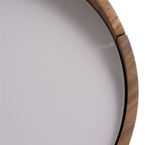 VIG Furniture Modrest Geneva - Modern Walnut Round Nightstand VGWCC522B-WAL