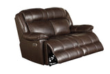 Parker House Parker Living Eclipse - Florence Brown Power Reclining Loveseat Florence Brown Top Grain Leather with Match (X) MECL#822PH-FBR