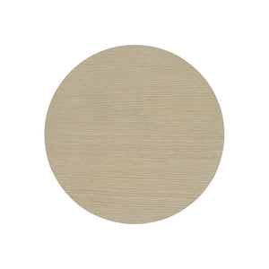 Bernhardt Bernhardt Solaria Accent Table With Wave Aluminum Base, Quartered Oak Dune Finish, Rustic Modern Chic 310113