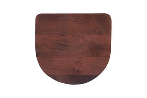 Porter Designs Clement Solid Acacia Wood Bar Stool With Sleek Design And Comfortable Scooped Seat Brown Wood 07-196-11-2099